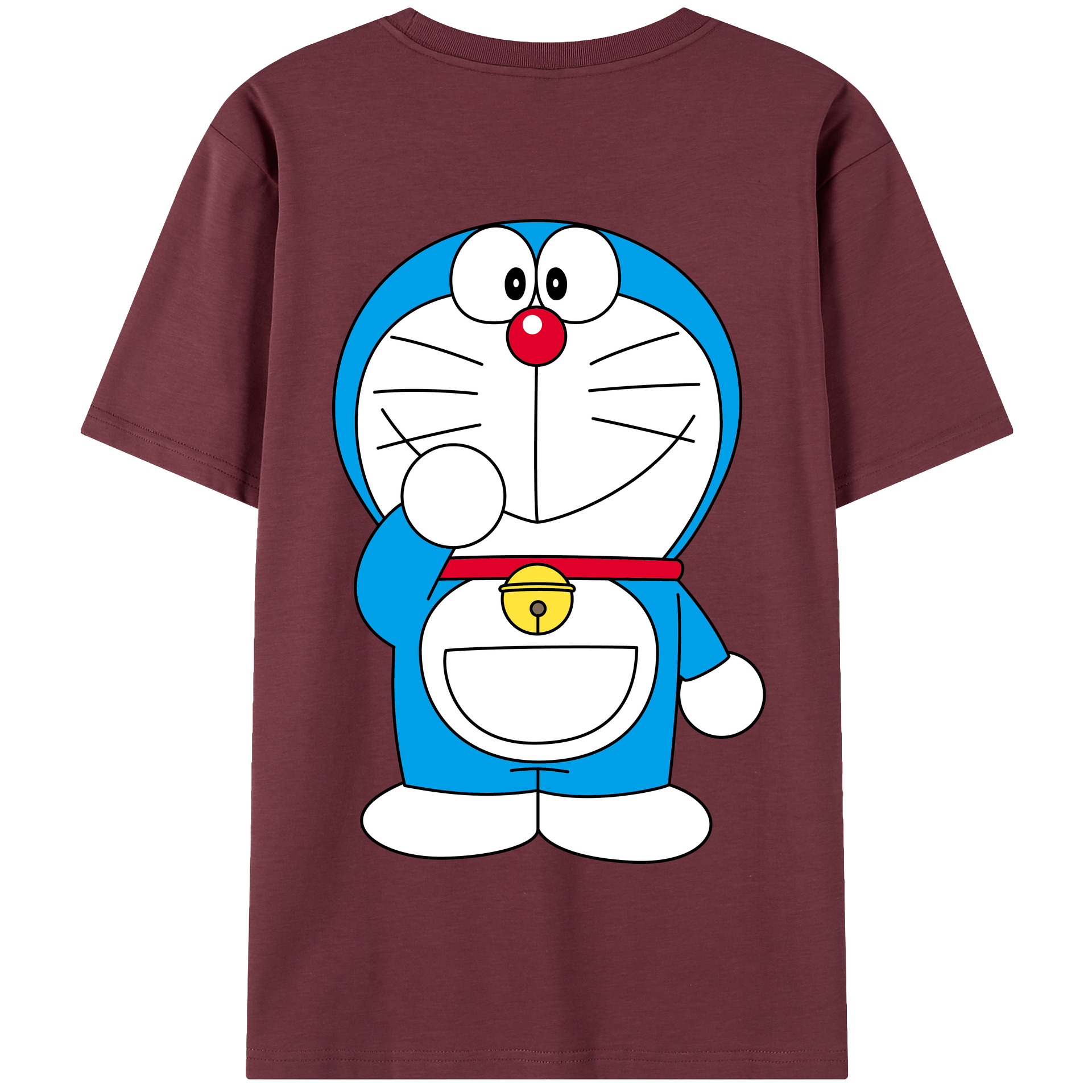 （画像用） ドラえもん Doraemon 綿100％半袖Tシャツ（背面プリント）